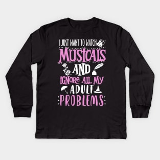 Love Musicals Kids Long Sleeve T-Shirt